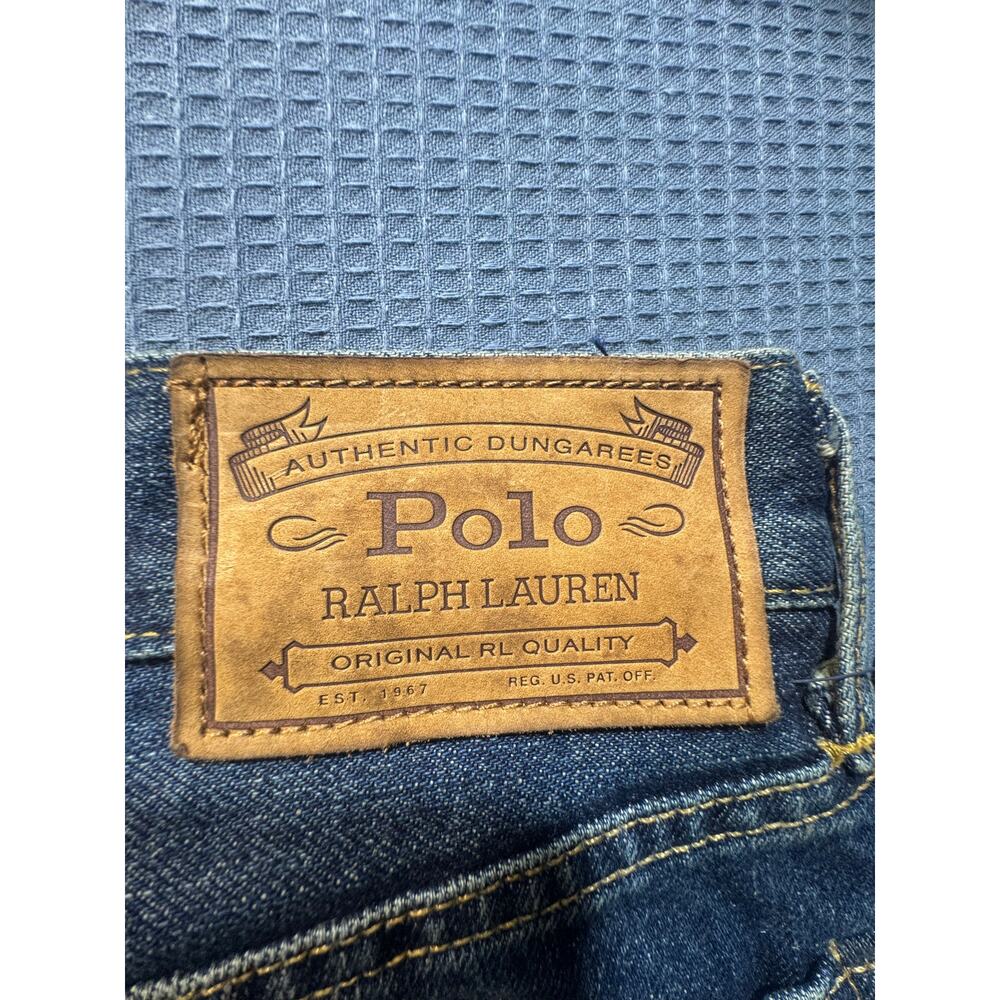 Polo Ralph Lauren THE VARICK SLIM STRAIGHT Men's Jeans Sz 36 Blue Brand New - Picture 7 of 10